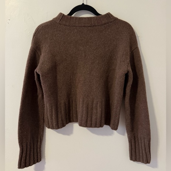 Reformation Mer Regenerative Wool Sweater – Brown - Picture 4 of 5